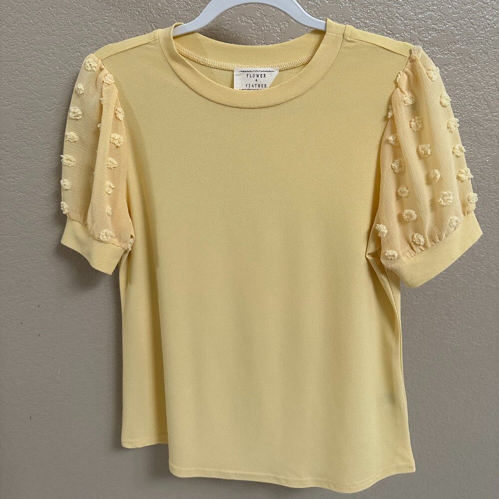 Pastel yellow top